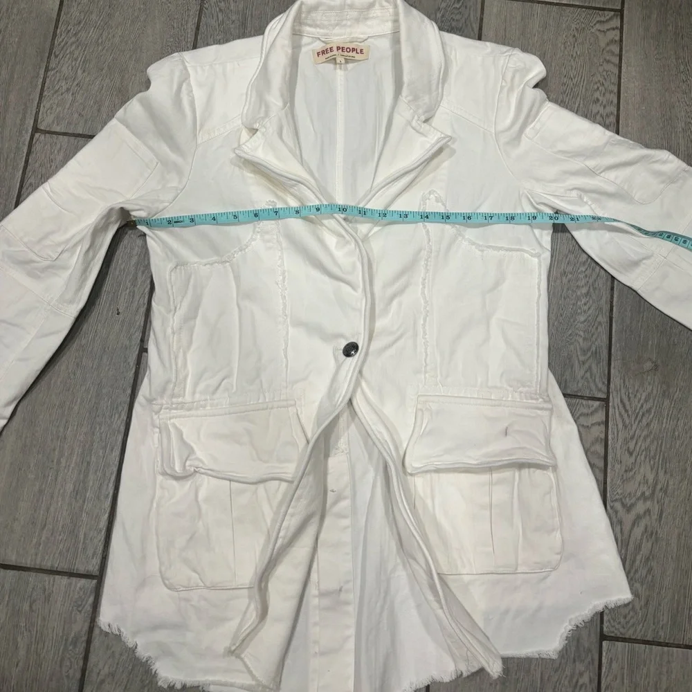 Free People Lila Cardigan White Size Large - Picture 5 of 8